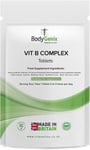 Vitamin B Complex 120 Tablets B1 B2 B5 B6 B12 Biotin Folic Acid Vegan Supplement