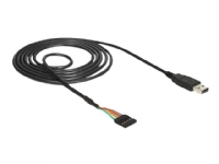 Delock USB TTL Converter - Seriell adapter - USB 2.0 - seriell - svart