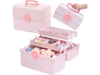 Smyckeskrin Kosmetika Tillbehör Rosa 29X16x16cm Lean