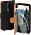 MoEx Premium 360° Protection Set compatible with Nokia 3.1 Plus | Phone full security [Case + Foil] Cover both sides with smartphone case and film, Black