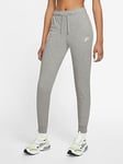 Nike NSW Club Fleece Mid Rise Tight Joggers - Dark Grey Heather, Dark Grey Heather, Size 2Xl, Women