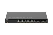 NETGEAR AV Line M4350-24X8F8V - switch - 40 portar - Administrerad - rackmonterbar