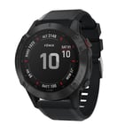 Silikonarmband Garmin Fenix 7X Pro Svart