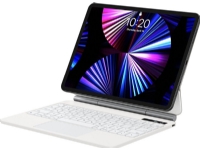 Baseus-deksel med Baseus Brilliance-tastatur for Ipad Pro 11 (2018/2020/2021) iPad Air4/Air5 10,9 (hvit)