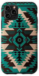 iPhone 11 Pro Southwest Turquoise Native American Aztec Pattern Case