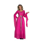 Kostume til voksne Pink Middelalder prinsesse (2 Dele)