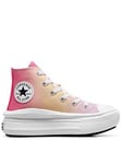 Converse Kids Girls Move Hyper Brights High Tops Trainers - Lilac, Light Purple, Size 1 Older
