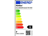 Kanlux LED-lampa GU10 7W dimbar IQ-LEDDIM GU10 7W-NW 495lm 4000K neutral färg 35247