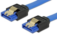 Delock - SATA 600 kabel - Blå - 30 cm