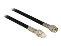 Delock - Antennkabel - Fme Mottagare Till Sma Kontakt - 15 M - Koaxial - Svart