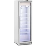 Helloshop26 - Grand congélateur armoire vertical grande capacité réfrigérant R290 (volume : 380 litres, puissance : 425 watts, porte à double vitrage)