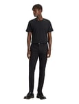 Dockers Men's Alpha Original Khaki Skinny - Lite Trousers, Black (Black 70), 32W 34L UK