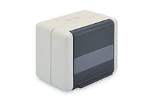 Outdoor Surface Mount Box For Keystone Modules, Ip44 Surface Mount With Hinged Lid