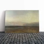 Big Box Art Canvas Print Wall Art Joseph Mallord William Turner The Evening Star | Mounted & Stretched Box Frame Picture | Home Decor for Kitchen, Living Room, Bedroom, Multi-Colour, 30x20 Inch
