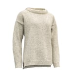 Devold Nansen Womens Split Seam Sweater, ullgenser dame Grey Melange TC 386 735S 770A S 2020