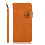SHIEID Wallet Case for Xiaomi Mi 11 Lite 5G Case Genuine Leather Flip Folio Wallet Cover with [Kickstand]+[Card Slot] Case for Xiaomi Mi 11 Lite 5G-Brown
