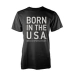 Bruce Springsteen Born in the USA Logo Official Tee T-Shirt Mens Unisex