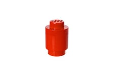 LEGO Storage Brick 1 Round - förvaringsbox - ljust röd