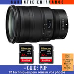 Nikon Z 24-70mm f/2.8 S + 2 SanDisk 32GB UHS-II 300 MB/s + Guide PDF ""20 TECHNIQUES POUR RÉUSSIR VOS PHOTOS