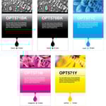 Optimum Multipack - 5 st XL bläckpatroner BK/PBK/C/M/Y