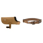 Carhartt Unisex Chore Coat, Brown/Brass, S UK & Dog Collar, Brown, Medium