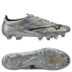 Mizuno Alpha Ii Made In Japan Sg Platinum Silver - Silver/guld - Soft Ground (Sg), storlek 46