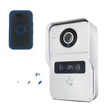 Smart Video Doorbell, 1080P upplösning, trådlös anslutning, Vit Lägg till 128GB