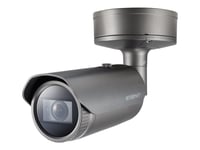 Hanwha Vision Wisenet P Pno-A6081r - Nätverksövervakningskamera - Kula - Färg (Dag&Natt) - 2 Mp - 1920 X 1080 - Automatisk Iris - Motoriserad - Ljud - Komposit - Gbe - Mjpeg, H.264, H.265 - Likström 12 V/Poe Plus