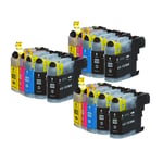 15 Ink Cartridge LC123 Compatible With Brother MFC-J6720DW MFC-J6920DW MFCJ870DW