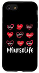 iPhone SE (2020) / 7 / 8 Happy Valentines Day Cute Heart I Nurse life Case