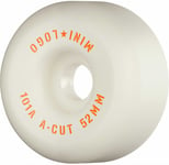 Mini Logo Skateboard Hjul A-cut "2" 52mm 101A White 4-pak