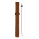 Decoded Leather Pen Sleeve Apple Pencil Brown