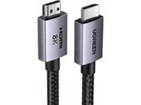 Ugreen Hd171 35376 Kabel Med Hdmi 2.1 8K-Anslutningar Certifierad 5M - Grå
