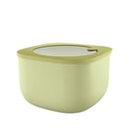 Guzzini - Kitchen Active Design, STORE&MORE BIO, Deep Airtight Fridge/Freezer/Microwave Containers (L) - Avocado Green, 19,5 x 19,5 x h12,3 cm | 2800 cc - 170724253