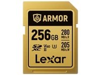 Lexar Minneskort Sdxc 256Gb Armor Gold Uhs-Ii U3