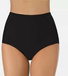 Spanx Full Coverage Swim Bottoms Shorts Briefs Black Beachwear Size S 1530