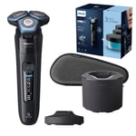 S7783/63 Shaver Series 7000 Dry and Wet Electric Shaver for Men, Silver