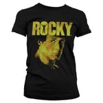 Hybris Rocky - Sylvester Stallone Girly Tee (Black,XL)