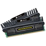 Corsair Memory Vengeance Jet Black 16GB DDR3 PC3-12800 (1600) CAS9-9-9