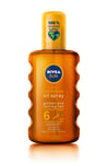 Nivea Sun Carotene Oil Spray SPF-6 - Golden Long Lasting Tan Vitamin E - 200 ml