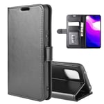 YSJ AYC For Xiaomi Mi Note 10 Lite 5g R64 Texture Single Horizontal Flip Protective Case with Holder & Card Slots & Wallet& Photo Frame(Black) (Color : Black)