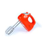 Hand Mixer,Hand Mixer Electric with 5 Speed Control Turbo Button for Whipping + Mixing Cookies Food Beater Egg Cakes Dough Batters Meringues More (Red,British Standard（Adapter）)
