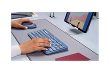 Logitech K380 Multi-Device Bluetooth Keyboard for Mac - tangentbord - QWERTZ - tysk - blåbär Inmatningsenhet