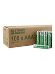 Deltaco Ultimate battery - Nordic Swan ecolabelled - 100 x AAA / LR03 - Alkaline