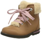 Clarks Boy's Girl's Dabi Hiker T Snow Boot, Tan Leather, 5 UK Child