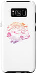 Coque pour Galaxy S8+ Hot Wheels – Cercle à carreaux dégradé de voiture de course