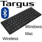 Bluetooth Keyboard Mac iOS Android Windows Slim Compact Portable QWERTY Layout