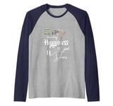 Money Can't Buy Happiness Oh Yeah It Does Raglan Baseball Tee
