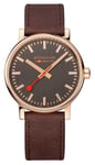 Mondaine MSE.40181.LG Evo2 Rose Gold 40mm | Brown Leather Watch
