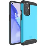 TUDIA DualShield Designed for OnePlus 9 Case 5G [Compatible with NA/EU Version], [Merge] Shockproof Tough Dual Layer Hard PC Soft TPU Slim Protective Case - Blue